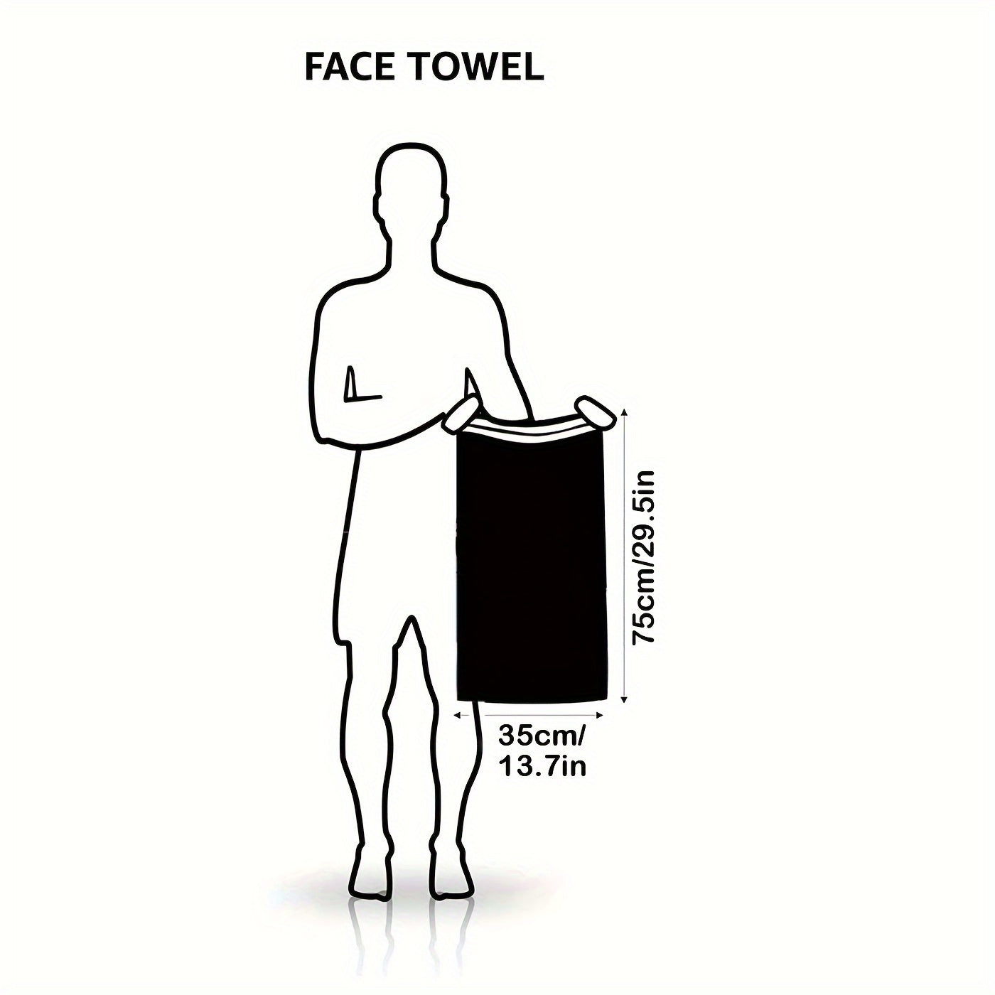 5pcs Microfiber Coral Fleece Hand Towel for Drying Hair Cars Sports Travel