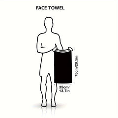 5pcs Microfiber Coral Fleece Hand Towel for Drying Hair Cars Sports Travel