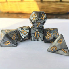 7pcs Chocolate Dice Set for Table Games, Bar and Club, Family Gathering