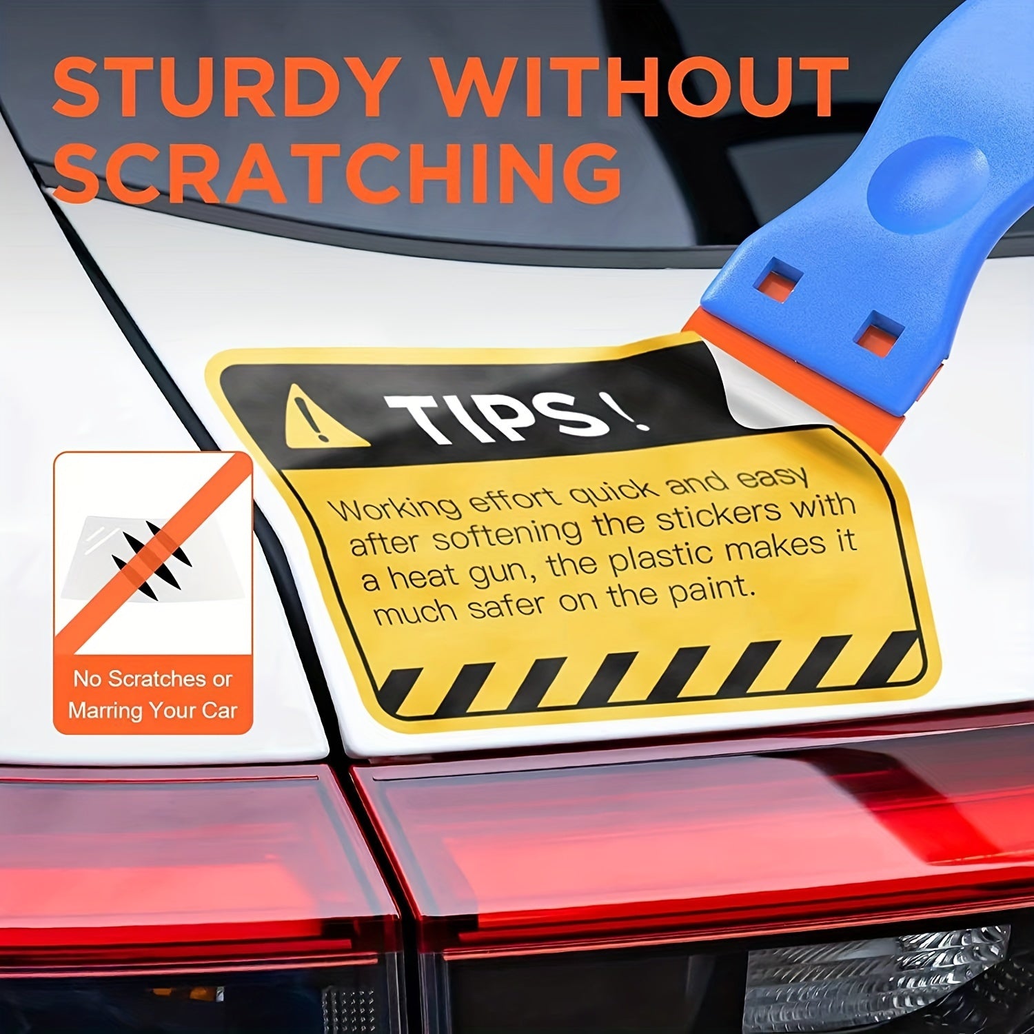 Plastic Razor Blades Scraper for Paint Removal Kit