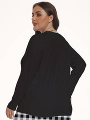 Gothic Lounge Top With Rose & Letter Print