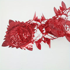 4pcs Colorful Pull Flower Streamer Christmas Decoration