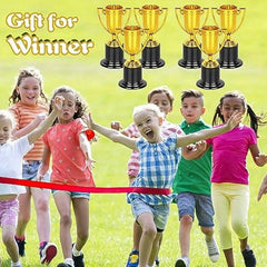 Mini Trophies 10 16 Cm Plastic Golden Trophy Trophies For Party Favors