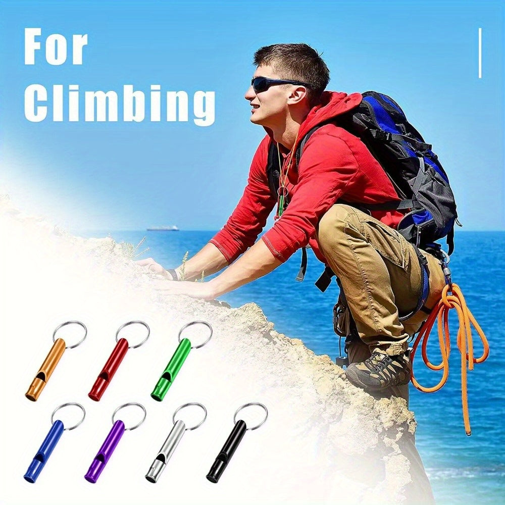 3pcs Emergency Survival Whistle Keychain Outdoor Camping Hiking Sports