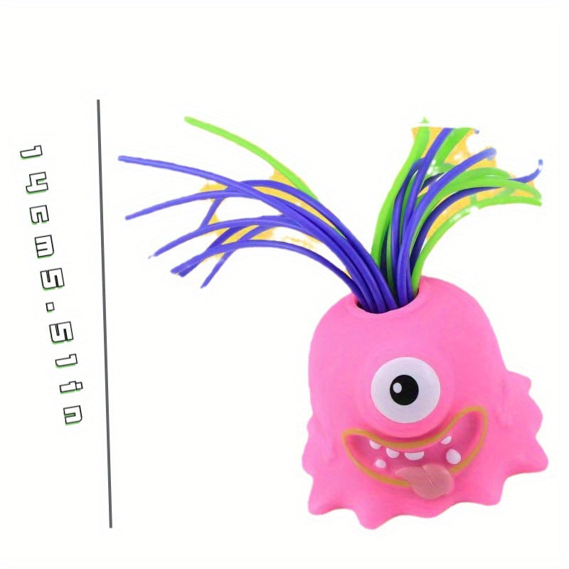 Monster Stress-Relief Puzzle Toy with Hair-Pulling Feature