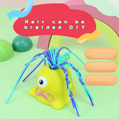 Monster Stress-Relief Puzzle Toy with Hair-Pulling Feature
