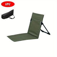 Folding Camping Cushion Lazy Backrest Chair For Outdoor