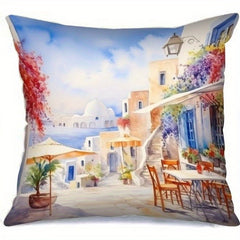 Landscape Printed Pillowcase for Home Living Room Bedroom Sofa Car Office Coffee