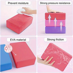 High Density Non Slip Yoga Block for Balance Training