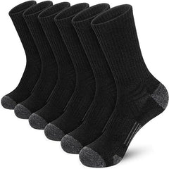 Men's Crew Sport Socks Non Slip Shock Absorption Breathable Sweat Wicking Socks