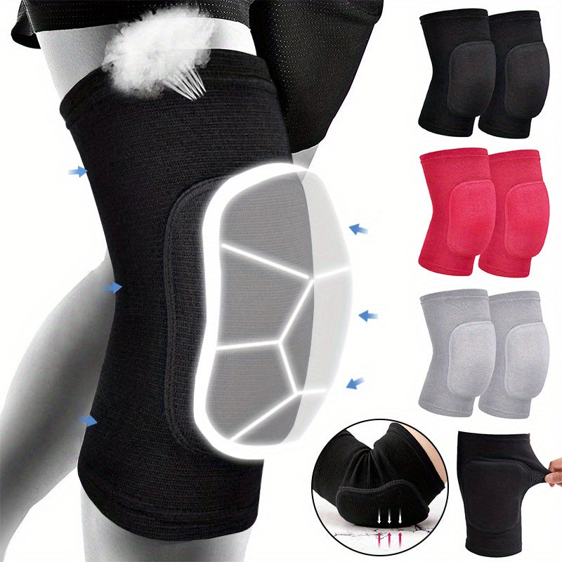 Sports Compression Knee Pads Elastic Knee Protector Thickened Sponge Support