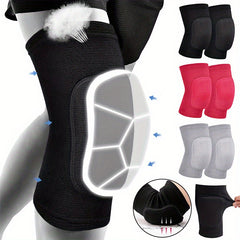 Sports Compression Knee Pads Elastic Knee Protector Thickened Sponge Support