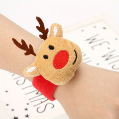 4pcs Christmas Slap Bracelets Party Favors Gift Decorations