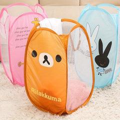 Foldable Portable Storage Basket for Kids Toy Bedroom Living Room