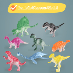Dinosaur Combo Sci-Edu Toys Cake Decor Halloween Christmas