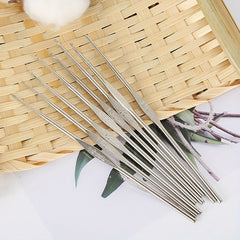 12pcs Fine Head Crochet Single Head DIY Hand Knitting Tools Sweater