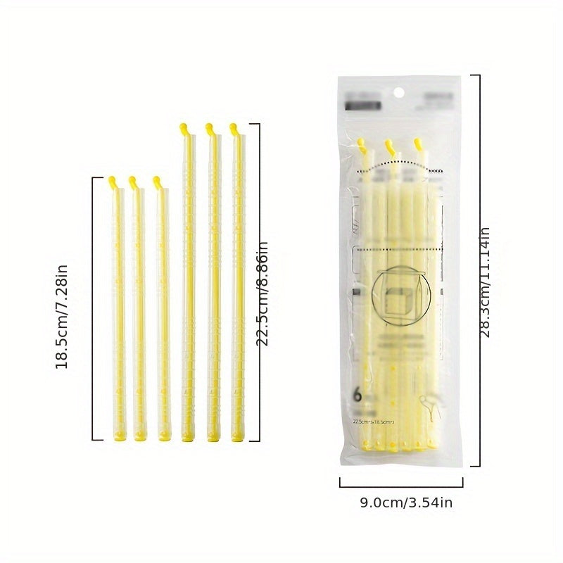 6pcs Seal Bag Sealer Chips Plastic Bag Clips