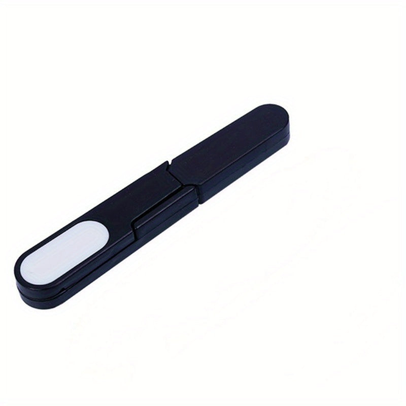 2pcs U-Shaped Scissors with Cap Fishing Line Scissors Plastic Handle