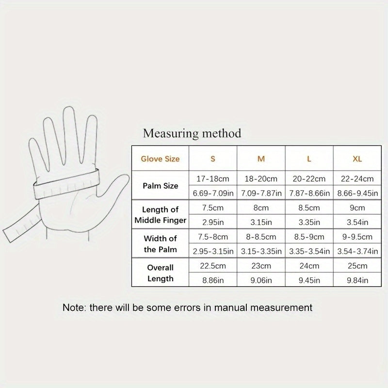 Winter Warm Gloves For Outdoor Activities Waterproof Touch Screen