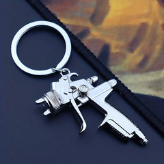 Mini Metal Air Gun Shaped Keychain Pendant
