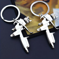 Mini Metal Air Gun Shaped Keychain Pendant