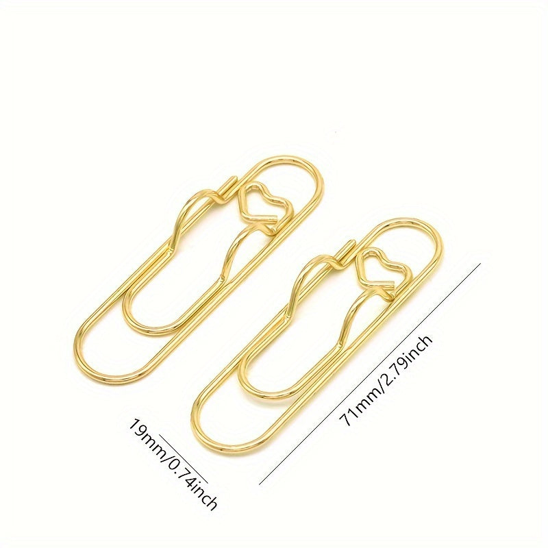 5pcs Metal Pen Clips Function Pen Holder Clips Bookmarks For Notebooks