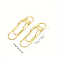 5pcs Metal Pen Clips Function Pen Holder Clips Bookmarks For Notebooks
