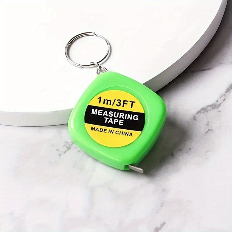 Mini Retractable Measuring Tape Keychain Portable Tool