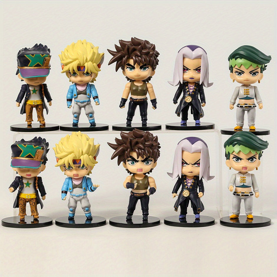 5pcs Anime Figure Model Toys Q Version Dolls Christmas Birthday Gift
