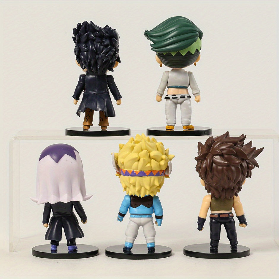 5pcs Anime Figure Model Toys Q Version Dolls Christmas Birthday Gift