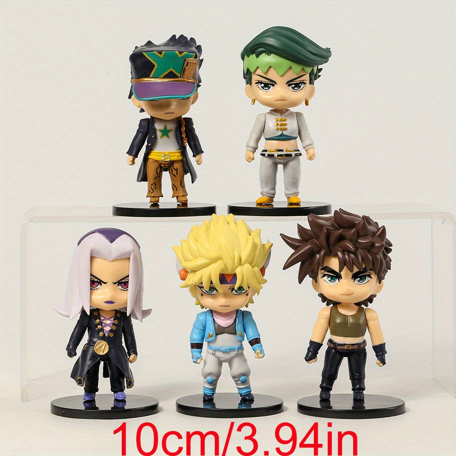 5pcs Anime Figure Model Toys Q Version Dolls Christmas Birthday Gift