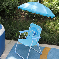 Folding Cartoon Chair with Sunshade for Outdoor Use