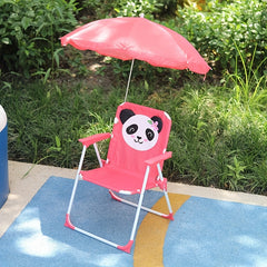 Folding Cartoon Chair with Sunshade for Outdoor Use