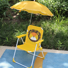 Folding Cartoon Chair with Sunshade for Outdoor Use