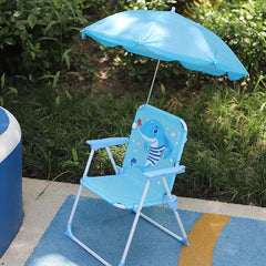 Folding Cartoon Chair with Sunshade for Outdoor Use