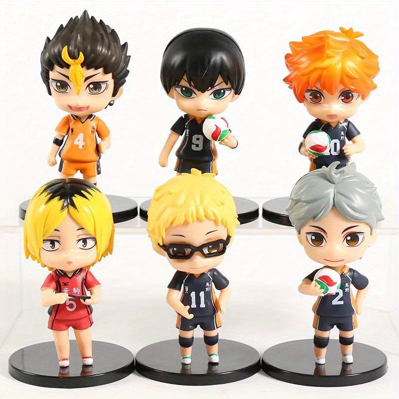 8pcs Anime Q Version Figures Toys Dolls Christmas Birthday Gift