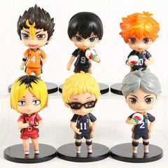 8pcs Anime Q Version Figures Toys Dolls Christmas Birthday Gift