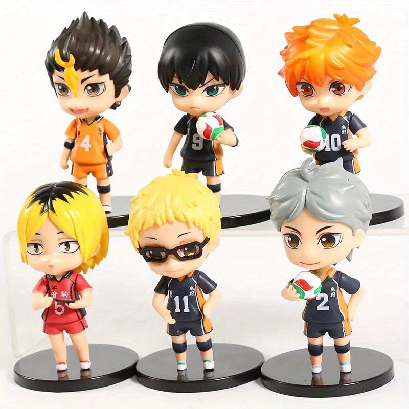 8pcs Anime Q Version Figures Toys Dolls Christmas Birthday Gift