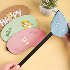 Cartoon Eye Mask for Sleep, Travel, and Home Use