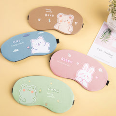 Cartoon Eye Mask for Sleep, Travel, and Home Use