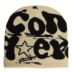 Y2K Hip hop Beanie Knitted Skull Cap Lightweight And Warm Ski Cap