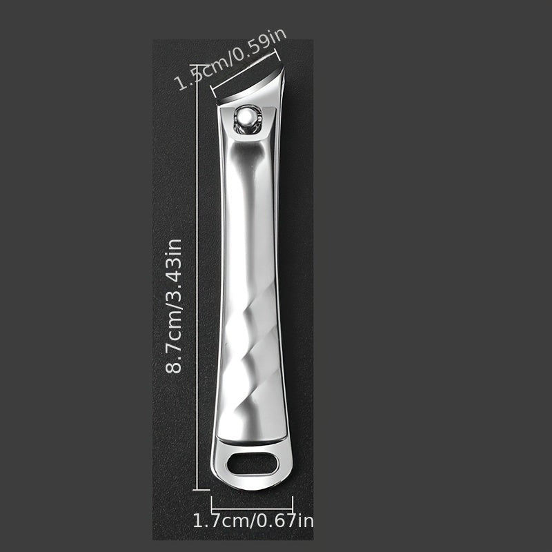 Stainless Steel Nail Clippers Fingernail & Toenail Cutter Manicure Tool