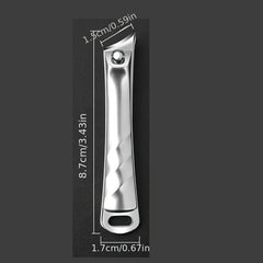 Stainless Steel Nail Clippers Fingernail & Toenail Cutter Manicure Tool