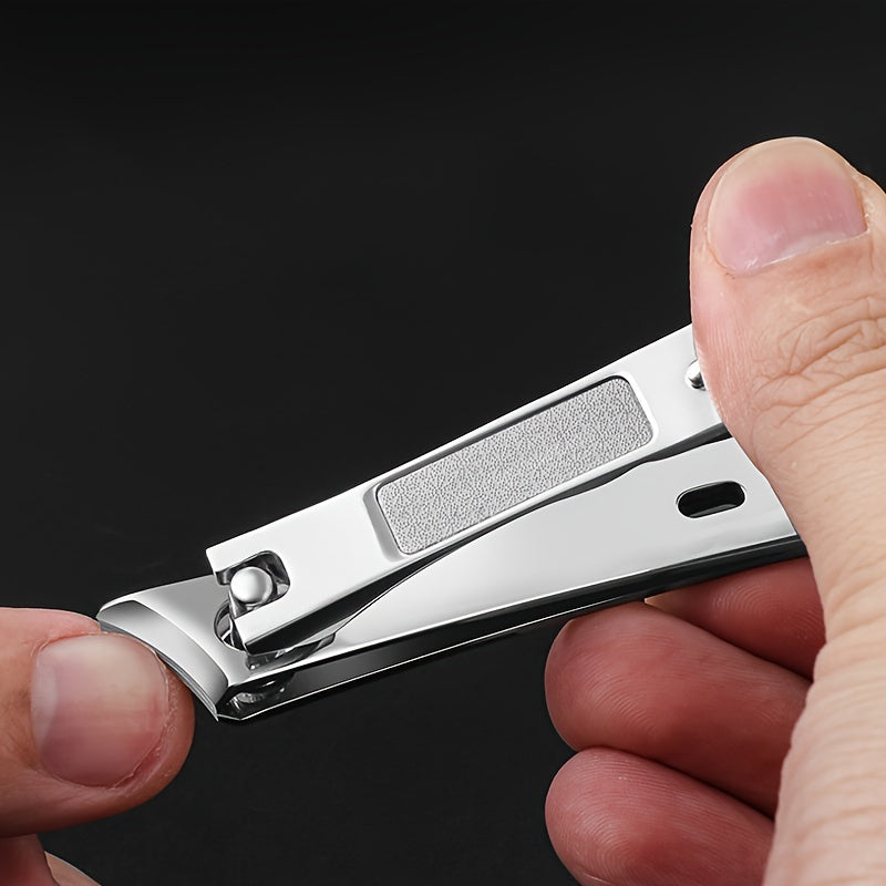 Stainless Steel Nail Clippers Fingernail & Toenail Cutter Manicure Tool