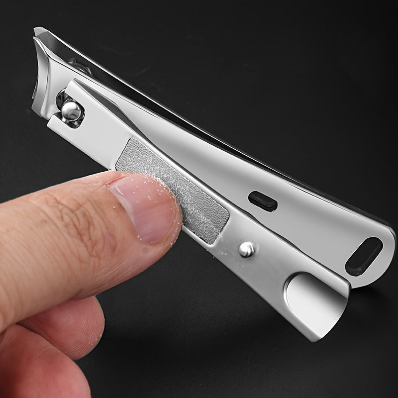Stainless Steel Nail Clippers Fingernail & Toenail Cutter Manicure Tool