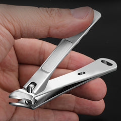 Stainless Steel Nail Clippers Fingernail & Toenail Cutter Manicure Tool