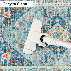 Vintage Boho Stylish Rug Washable Soft Floor Mat Retro Welcome Doormat
