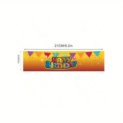 10pcs Party Water Bottle Label Stickers