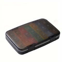 XL Weekly Pill Organizer 28 Compartments Waterproof Travel Case