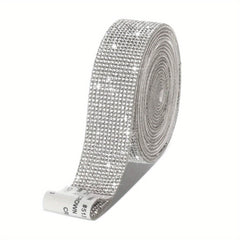 Self Adhesive Crystal Rhinestone Sticker Ribbon DIY Crafts Decoration